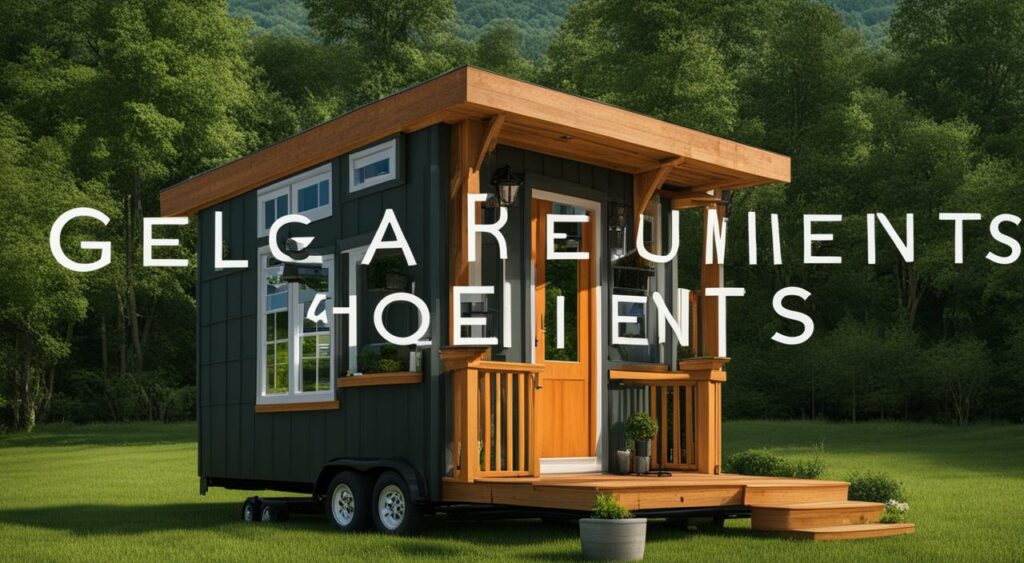 legal requirements for tiny houses in georgia
