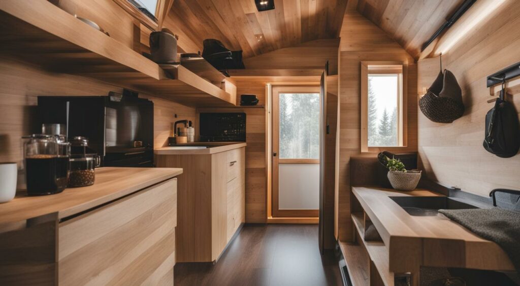 storage in a tiny house