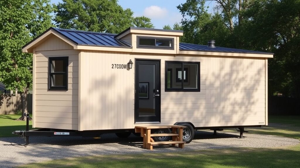 2 Bedroom Tiny Home Floor Plan