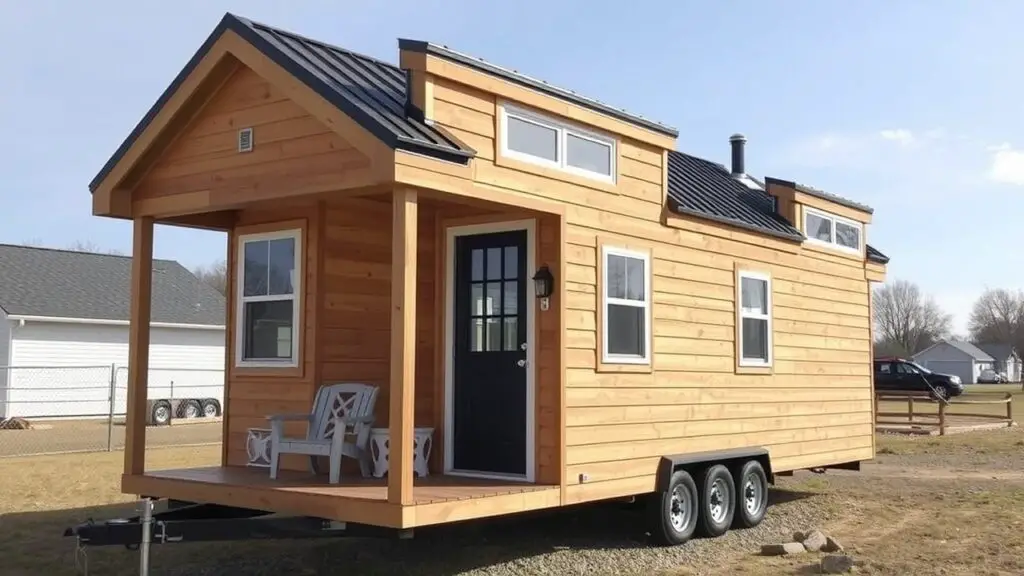 2 Bedroom Tiny Home Floor Plan