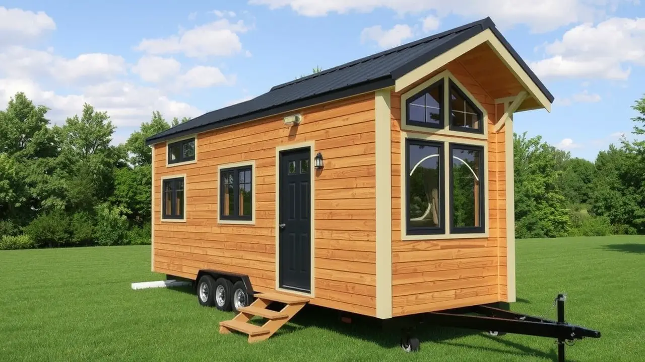 2 Bedroom Tiny Home Floor Plan