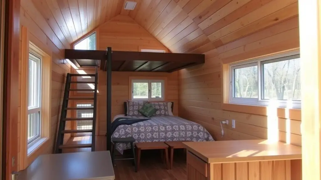 2 Bedroom Tiny Home Floor Plan