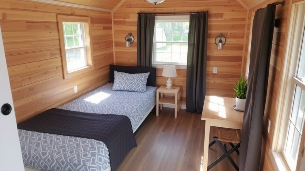 2 Bedroom Tiny Home Floor Plan